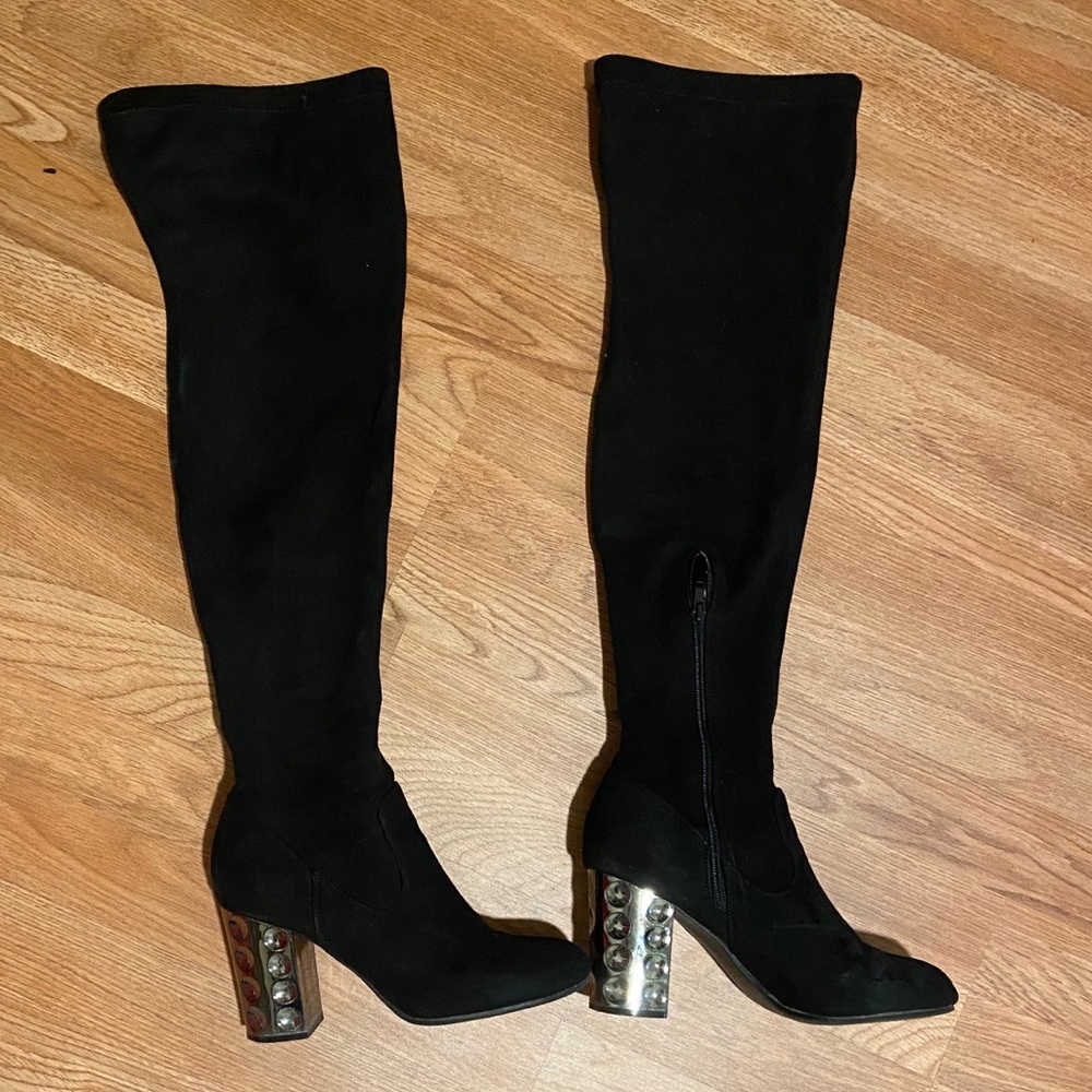 Thigh high boots size 8